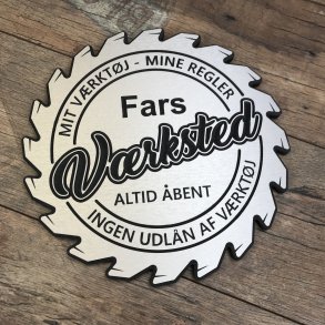 Fars Vrksteds skilt